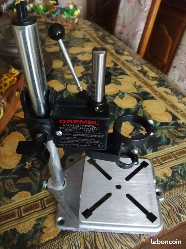 Support De Perceuse Dremel Moto-Tool Deluxe Modèle 212 Type 2 - Occasion - Boîte D'origine