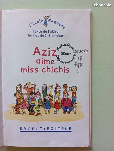 [Livre] Aziz aime Miss Chichis - Bon état (image 2)