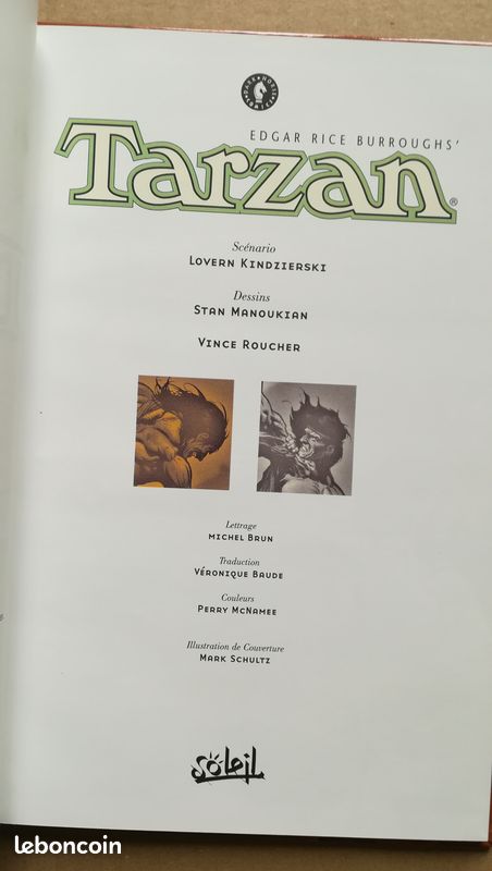 BD Tarzan - œil pour œil - Tome 2 / Scénario Lovern Kindzierski et Dessins Stan Manoukian & Vince Roucher (image 4)