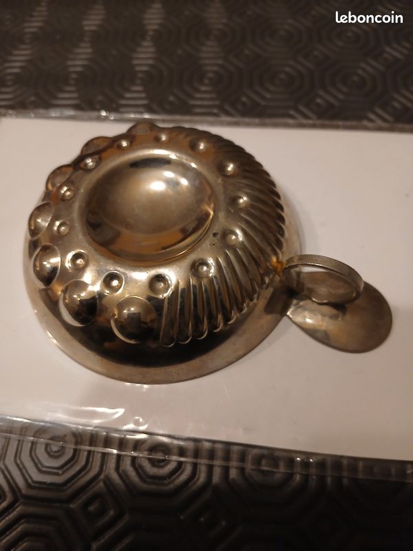 Tastevin En Métal Argenté Diamètre 12,5 Cm – Pour Dégustation De Vin