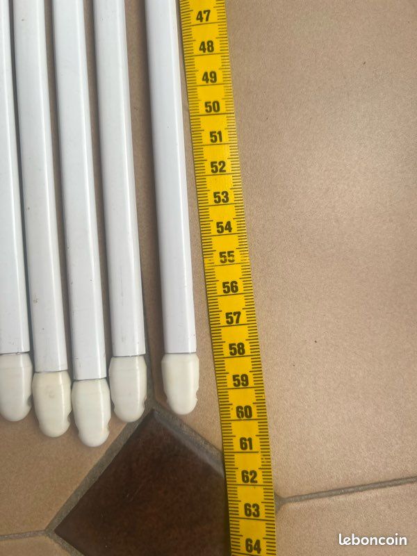 Lot de 11 tringles à rideaux dures et souples (image 2)