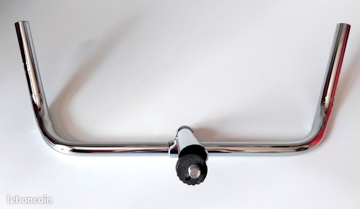 Guidon Cintre Vélo Vintage Chromé - Diamètre 22 Mm, Marque Bassano, Collector (jamais Monté)