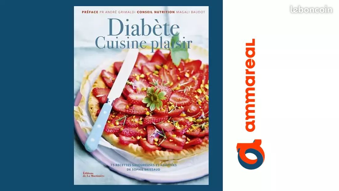 Diabète Cuisine plaisir: 75 recettes savoureuses et adaptées - Magali Baudot et Sophie Brissaud (image 1)