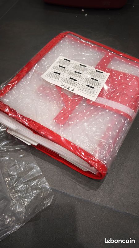 Boîte De Rangement Pour Décorations De Noël Avec Séparateurs Réglables, Peut Contenir Jusqu'à 64