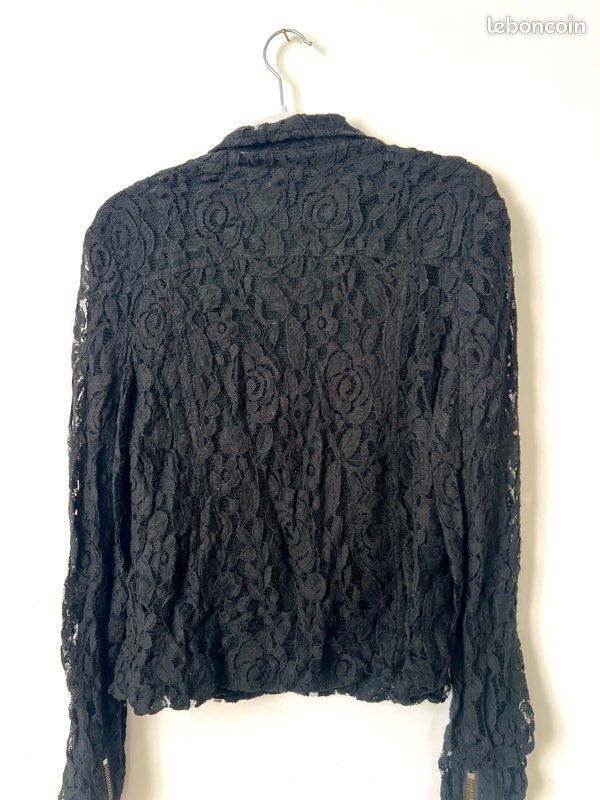 Veste perfecto femme American Retro taille 40 dentelle (image 5)