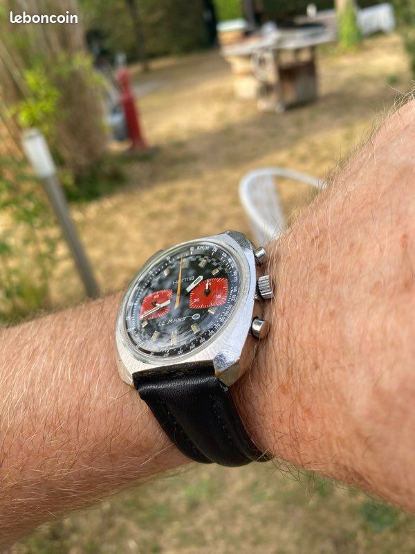 Chronographe mécanique vintage HERMA LE MANS (image 14)