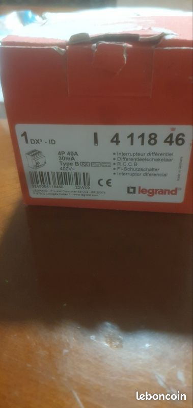 Interrupteur différentiel DX³-ID 4P 400V~ 40A TypeB 30mA modules - 411846 (image 3)