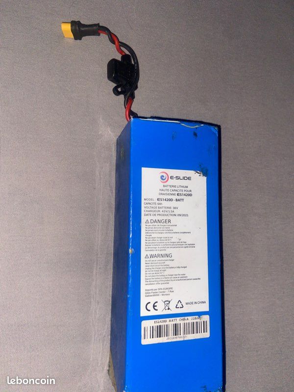 Batterie draisienne e slide Vélos