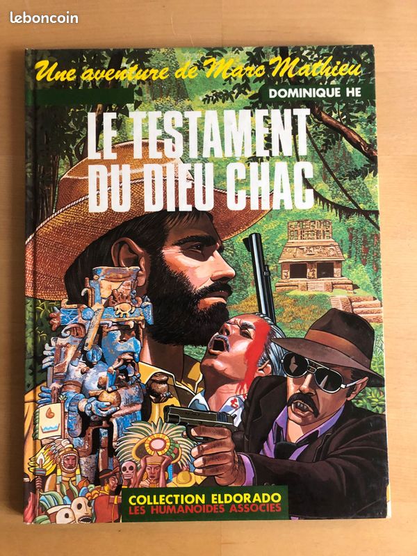 BD Une aventure de Marc Mathieu - Tome 4 Le testament du Dieu Chac (image 1)