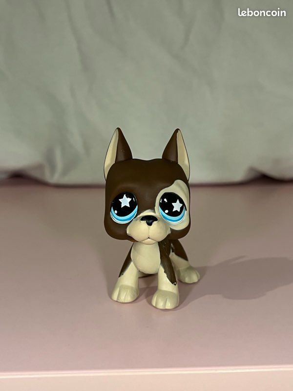 Figurine Littlest Pet Shop Chien Danois 817 Bis - Hasbro Occasion