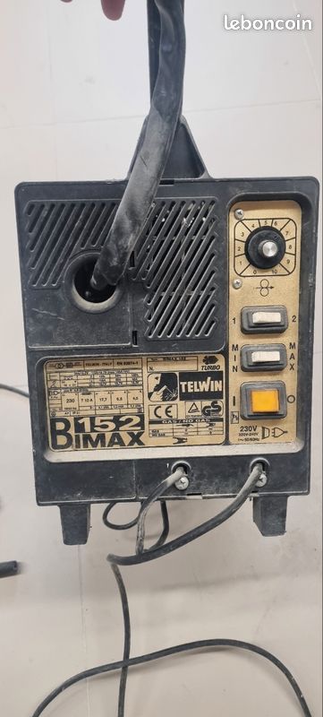 🔧 Poste à souder Telwin Bimax 152 Turbo – 230V – Occasion (image 3)