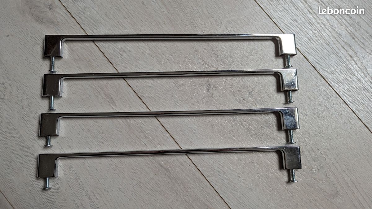 🔶Poignée de meuble INSPIRE Remix chrome brossé l.32cm🔶 (image 1)