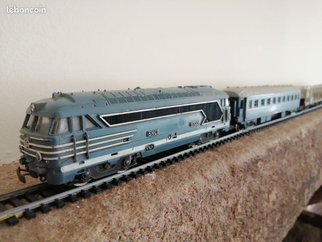 Grand coffret jouef l'Aquitaine réf 75667850 train electrique - Collection