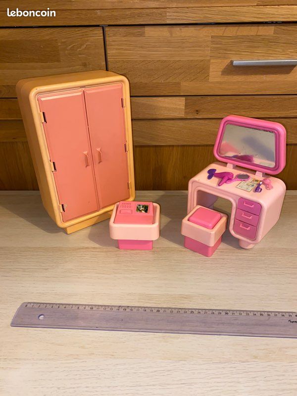 Mobilier pour chambre d'enfant - échelle 1:50 pour maquettes d'architecture