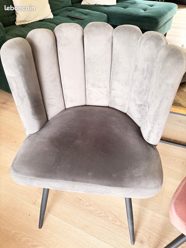 Chaises coquillage x6 (image 2)