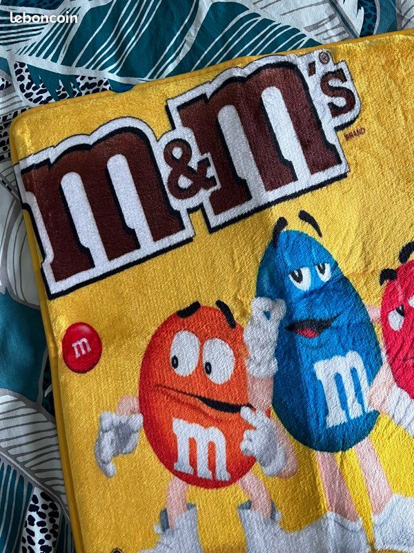 🍫 Tapis en velours / peluche M&M’s tout doux décoratif intérieur ou extérieur 🍭 (image 5)