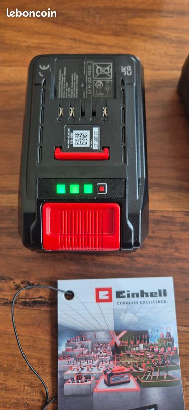 Batterie 18V Einhell 2.5Ah + chargeur (image 2)