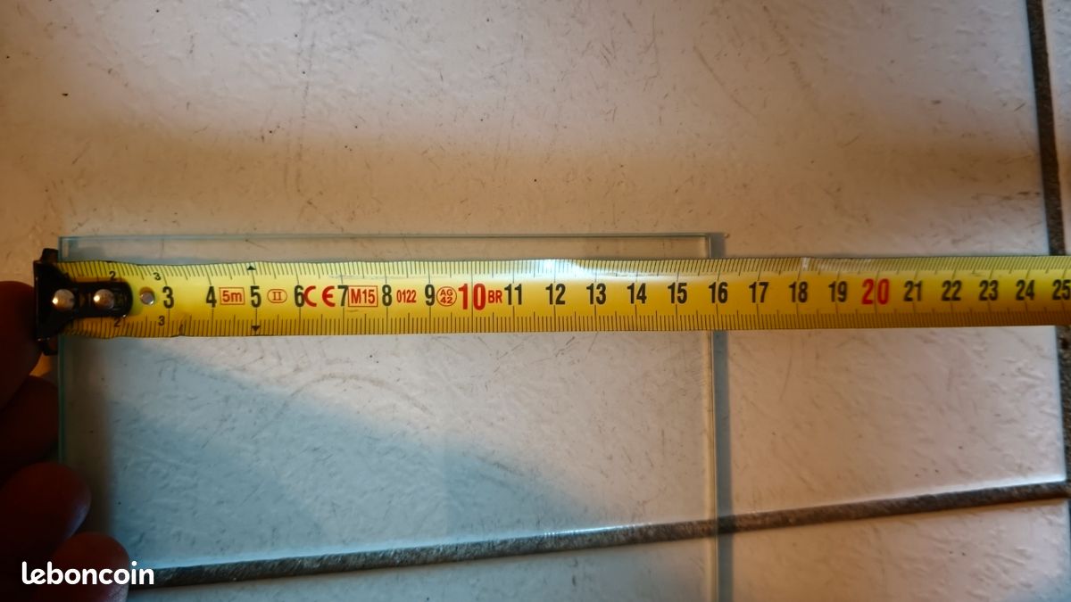 Lot de plaques d'étagères en verre transparent (bricolage / déco) (image 10)