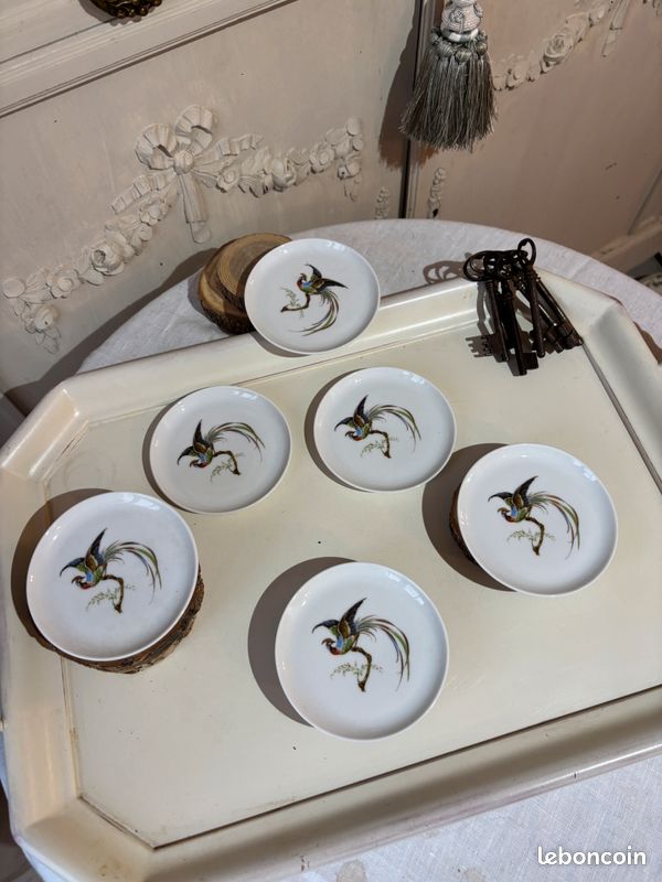 Set de six sous-verres - 10cm. - - Ceramic from Spain