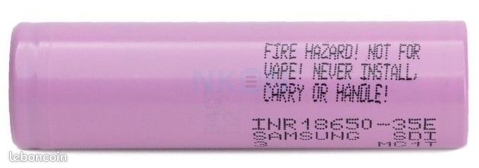 Accu Samsung 18650-35E 3400 mAh  NEUF  8A  Original - Photo, audio &  vido