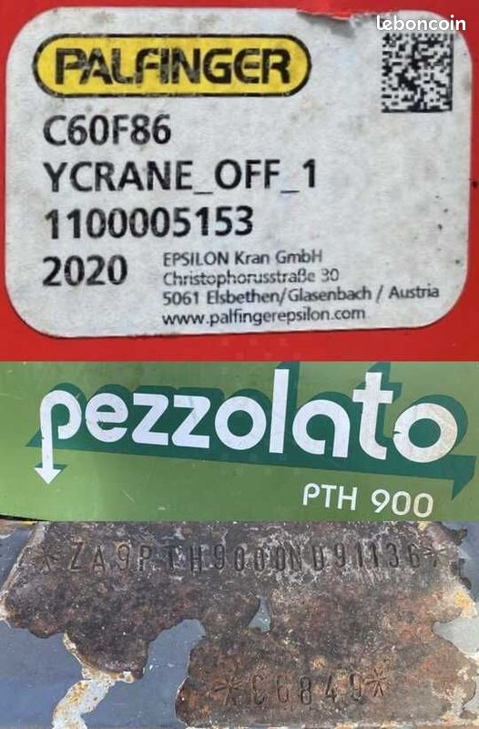 Pezzolato PTH 900/PALFINGER C60F86 endommagé (image 7)