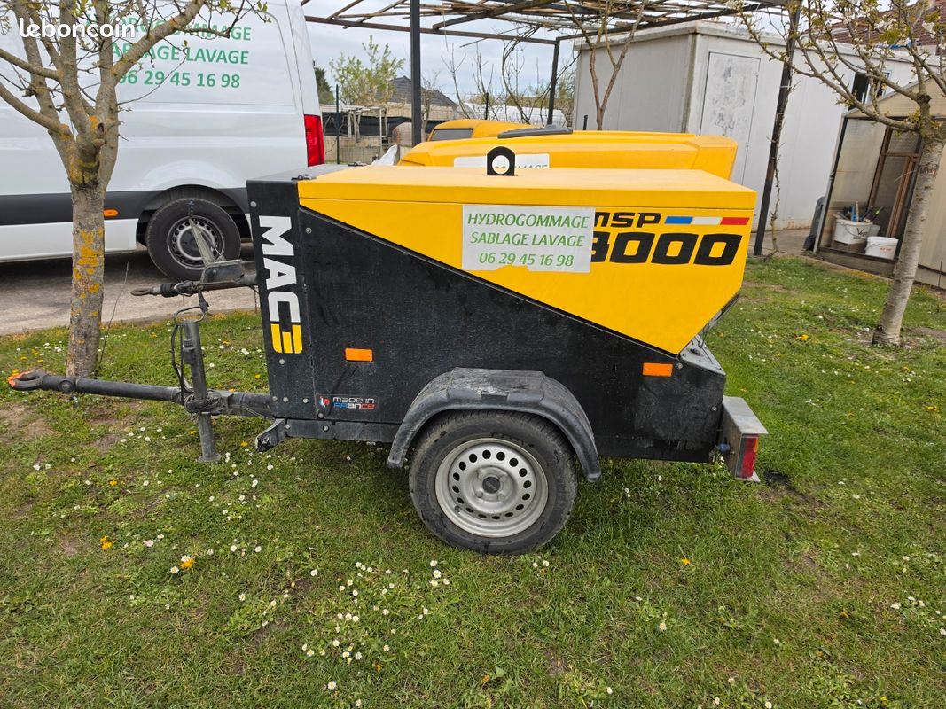 Compresseur mac 3 - BTP - Chantier gros-oeuvre