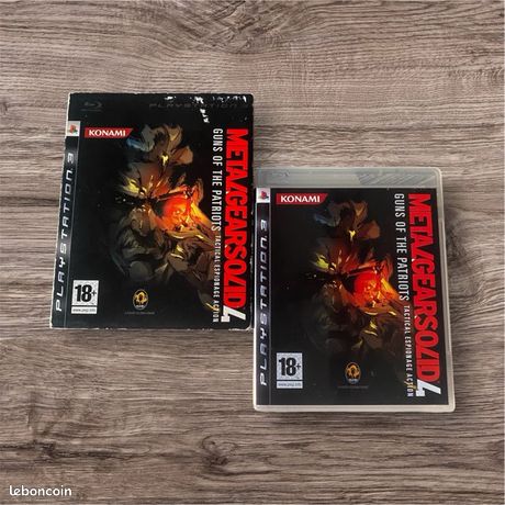Metal Gear Solid 4 Sur PS3 – Édition Fourreau Collector – Complet VF – Bon état