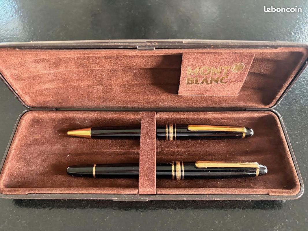 Stylo Montblanc Meisterstück Classique Roller/bille - Modèle Vintage 2002 Avec Boîte Et Certificat