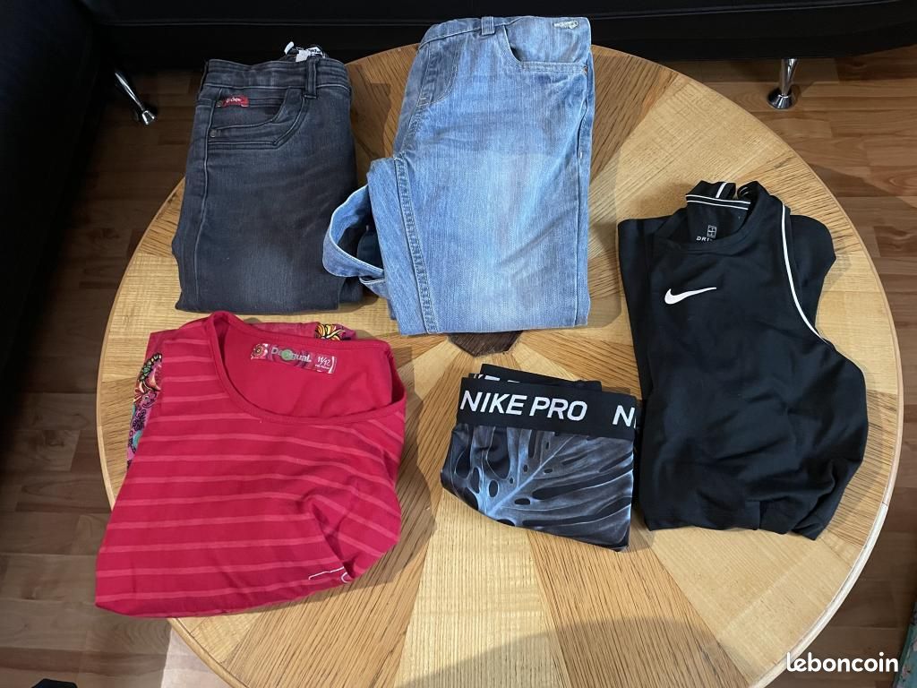 Lot habits, désigual ,nike, lee cooper taille10 ans (image 1)