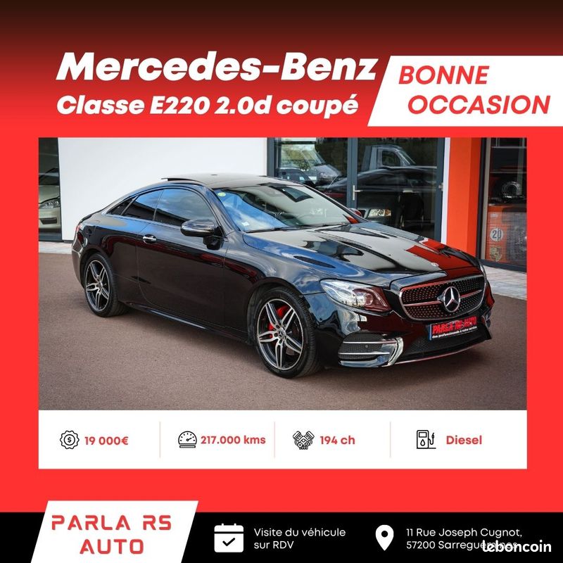Mercedes-Benz Classe E220 2.0d coupé 194ch C238 9G-Tronic (image 1)