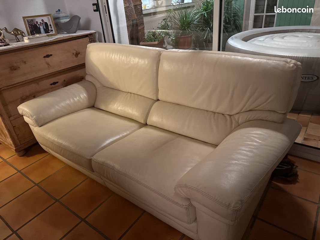 Canape cuir (image 1)