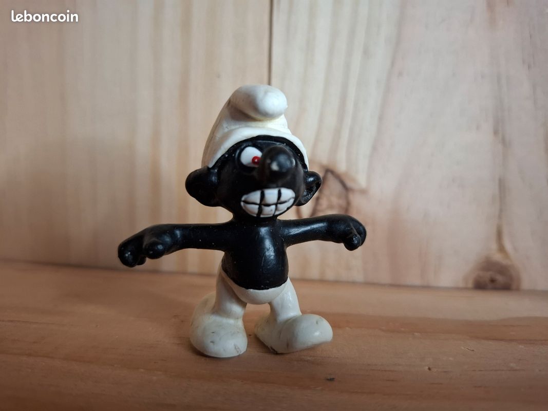 Figurine Schtroumpf Noir Medicom - Édition Spéciale, Neuve