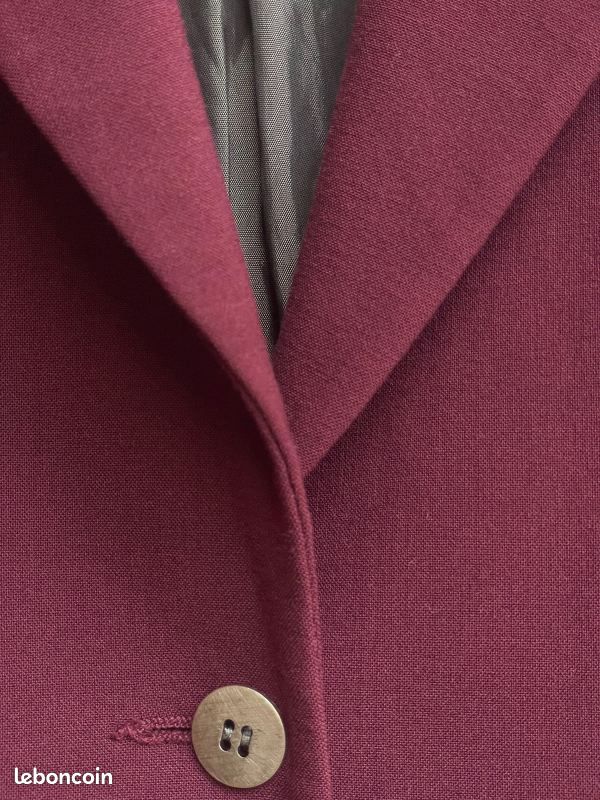 Blazer En Laine Vierge Cacharel Taille 40 - Marron, Parfait état - Occasion