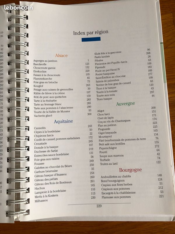 Livre de recettes de cuisine TERROIRS DE FRANCE (image 4)