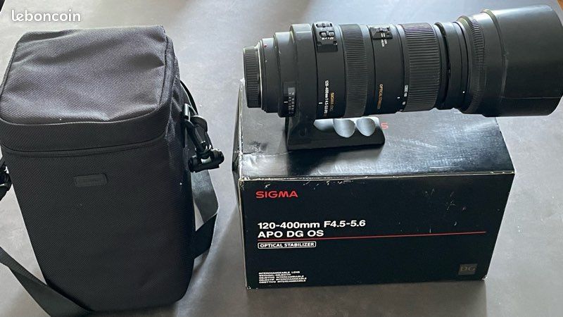Objectif Sigma 120-400 F4.5-5.6 (image 1)
