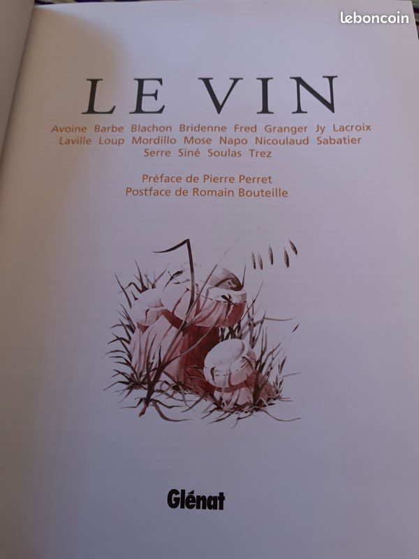 Beau livre dessins et caricatures LE VIN / Livre neuf Éditions Glenat (image 3)