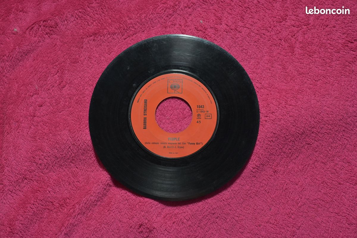 Barbra Streisand 45 tours People en bon état (image 3)