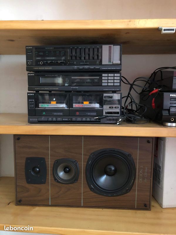 Paires d’enceintes Ditton 3 / speaker vintage (image 1)
