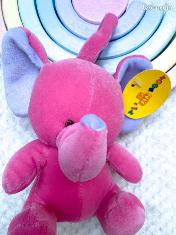Peluche éléphant enfant (image 3)