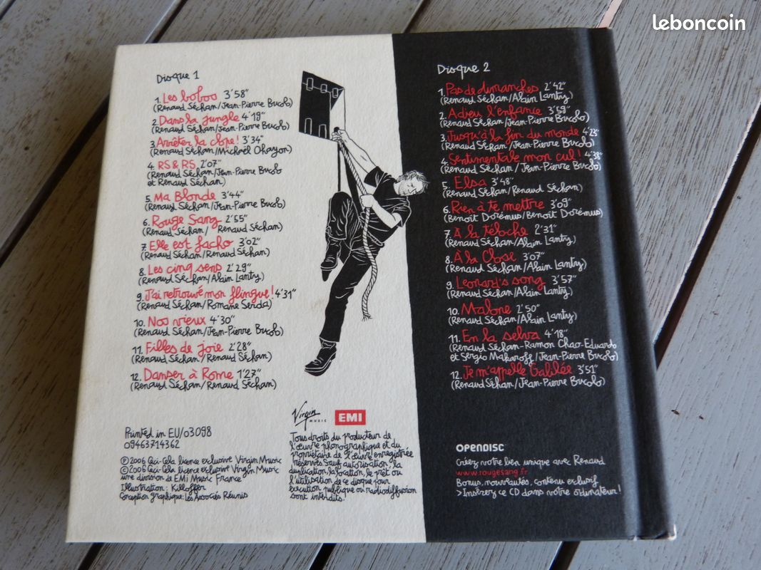 CD RENAUD « Rouge Sang » (image 3)