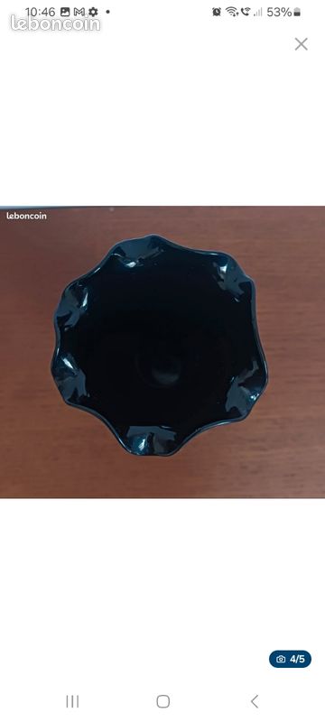 Vase Murano irrisé design Linea Mary Kristall (image 4)
