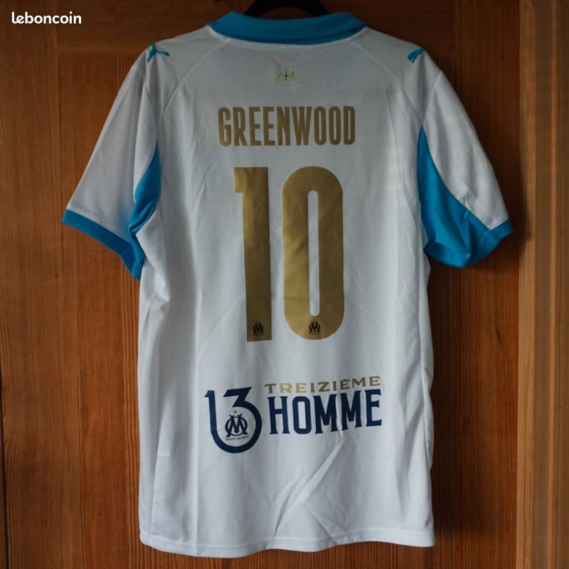 Flocage GREENWOOD N°10 – Maillot Exterieur 2024/2025 – Enfant