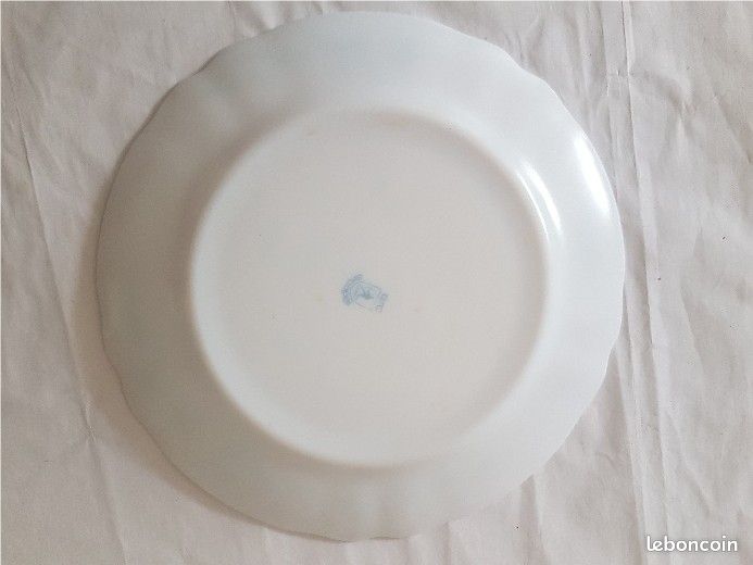VINTAGE ARCOPAL - Plat de service creux Myosotis Véronica - Arts de la table