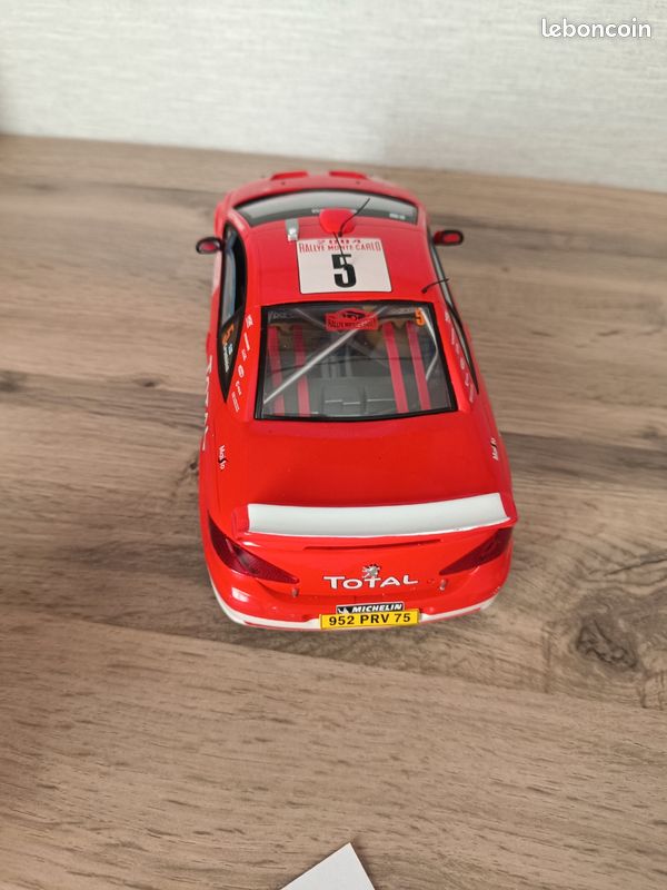 Peugeot 307 WRC 2004 Échelle 1/18 Solido N°5 Rallye Monte-Carlo en état - Collection Peugeot 307 WRC 2004 Échelle 1/18 Solido N°5 Rallye Monte-Carlo en état - Collection