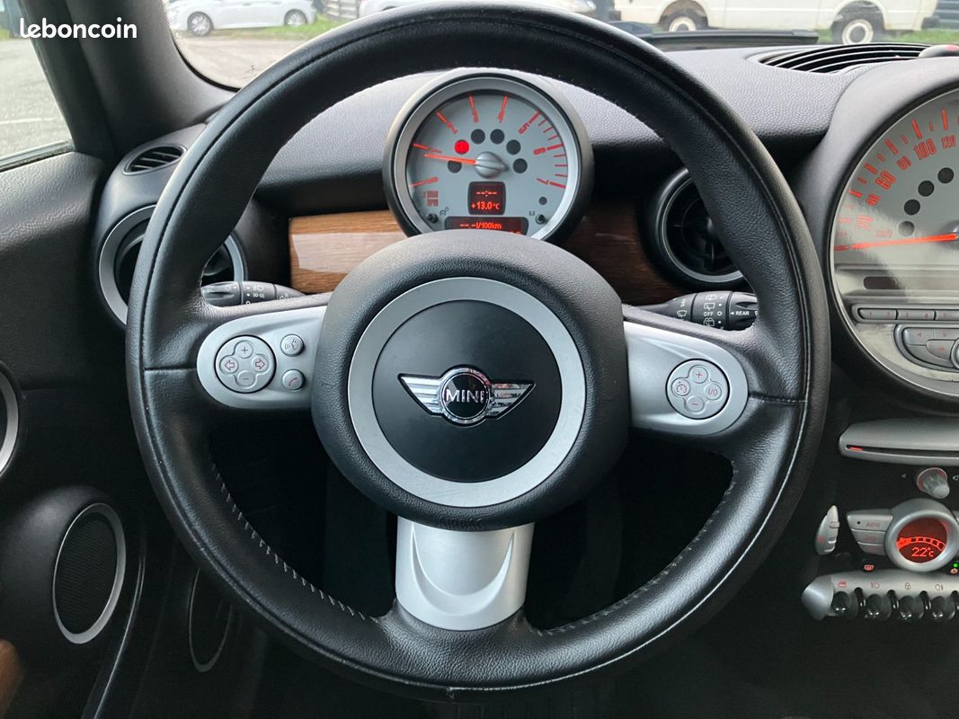 MINI HATCH R56 Cooper 1.6 D 110ch Pack Chili/Garantie 6 mois/Système Star Stop/ Clim/Vitres électriques (image 13)