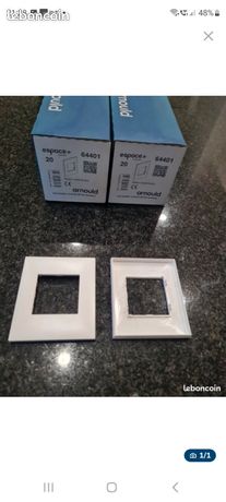 Interrupteur Va-et-Vient ARNOULD Espace + Plaque - Neuf - Fixation Vis OU Griffes - Bricolage