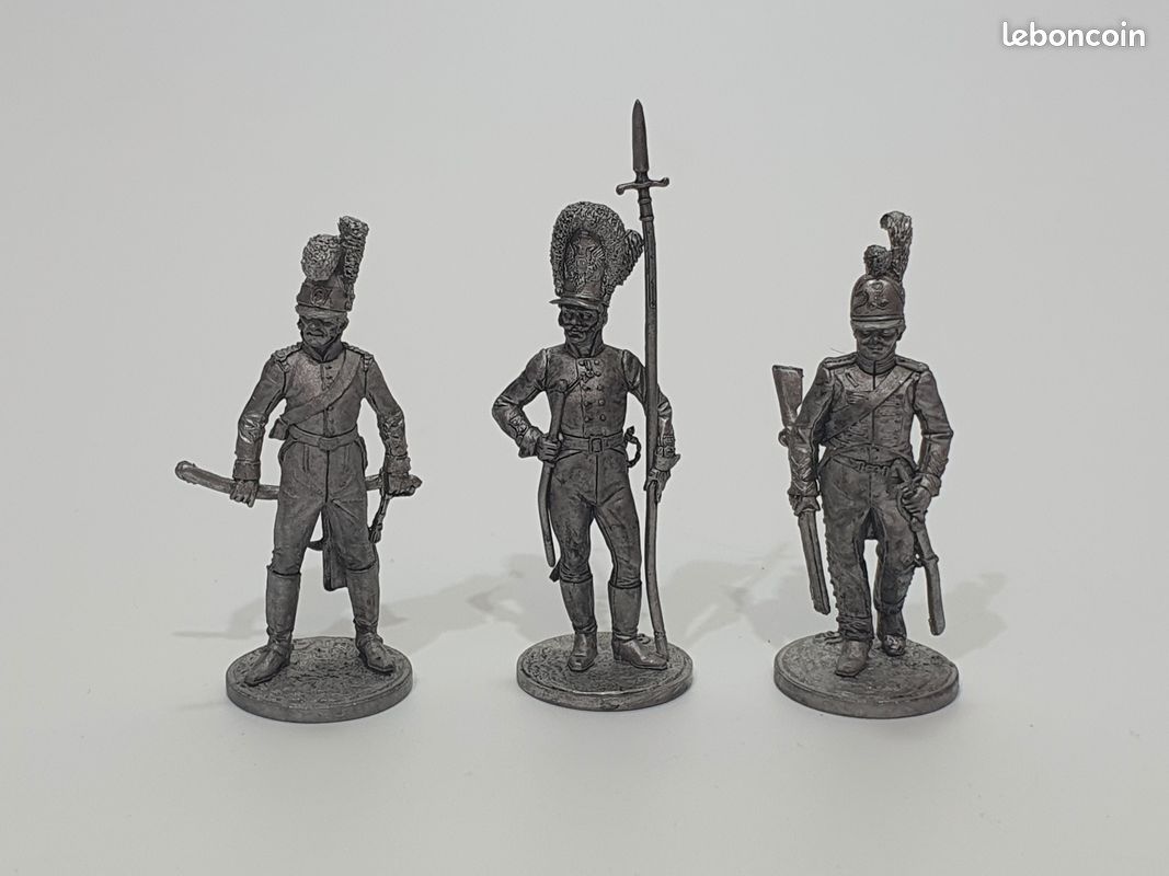 Figurines en plomb non peintes soldats Premier Empire Napoléon - Modélisme
