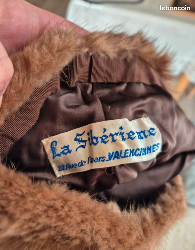 Chapeau fourrure vintage (image 3)