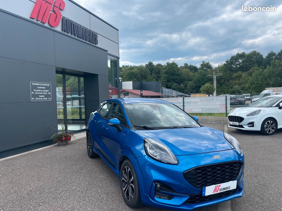Ford puma 1.0 flexifuel e85 125ch s&s mhev st-line camera clim auto hayon electrique (image 1)
