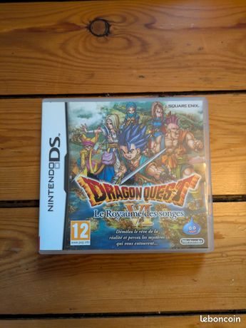 JEU VIDÉO DRAGON Quest VI Le Royaume des Songes DS LITE DSI XL 3DS VF